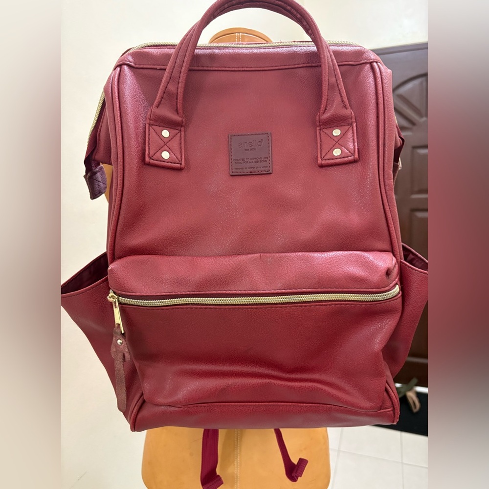 Anello Leather Backpack